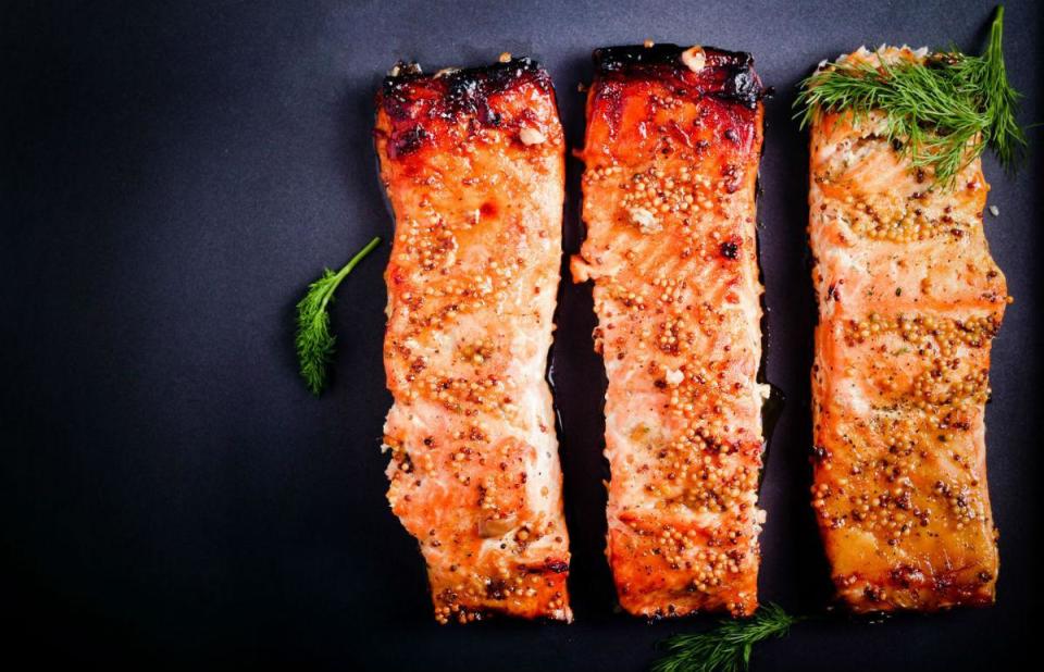 Glazed Sweet and Spicy Salmon