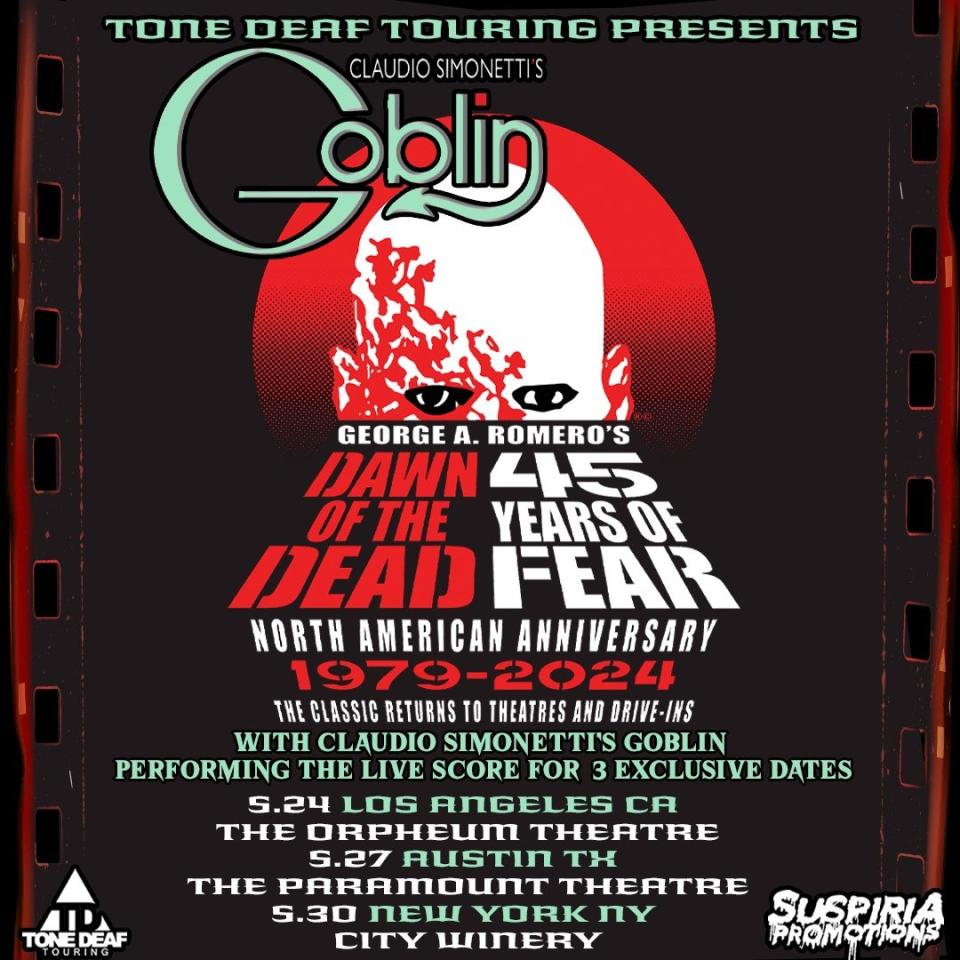 Claudio Simonetti's Goblin performs Dawn of the Dead