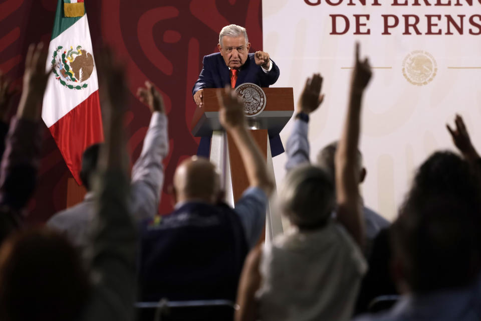 El presidente usa sus conferencias como depósito emocional. (Getty Images)