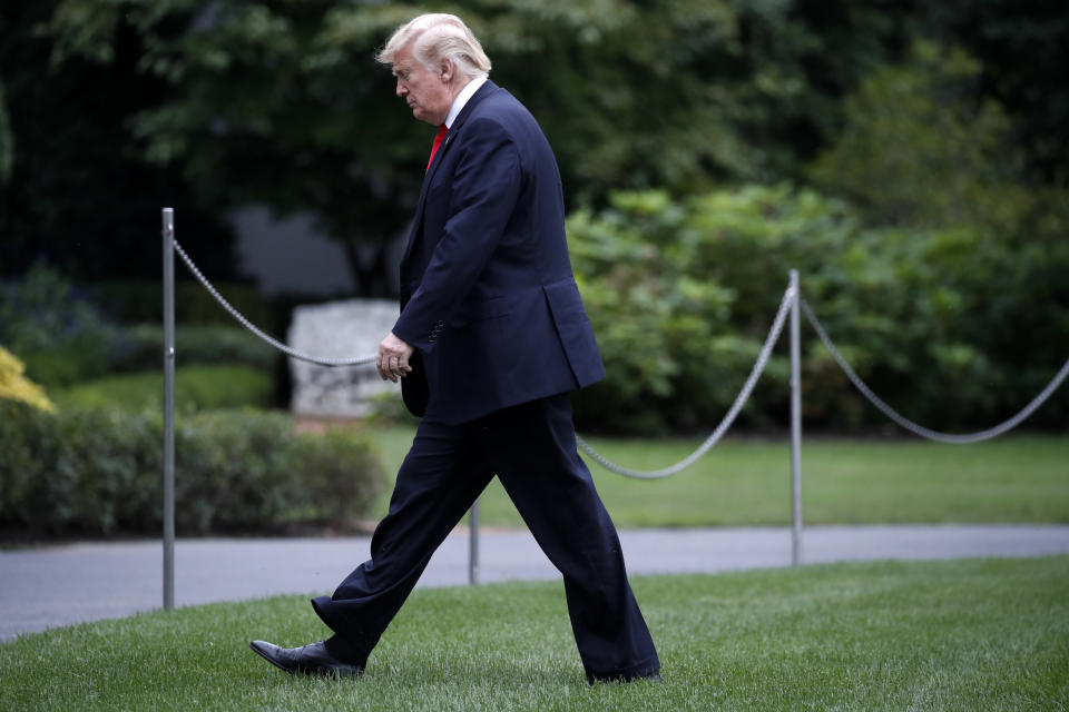 President Donald Trump's lawyers cite a handful of Supreme Court precedents to argue that Congress has no "legitimate legislative purpose" to subpoena the president's financial records. (Photo: ASSOCIATED PRESS)