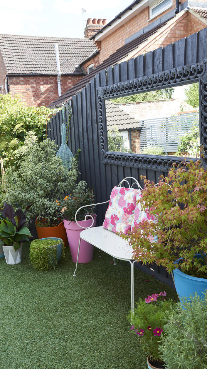 <p> Every outdoor space benefits from a garden mirror. You&apos;d be amazed how much it can open up even the smallest of areas.&#xA0; </p> <p> Positioning is key; you want it to reflect light from the sun to brighten the space but you don&apos;t want it shining in your face while you&apos;re trying to enjoy an alfresco lunch. And, be wary of too much light hitting your plants, in case this damages the leaves.&#xA0; </p>