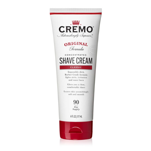 cremo original shave cream against white background