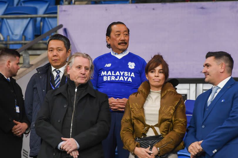 Cardiff City owner Vincent Tan -Credit:Cardiff City FC/Getty Images