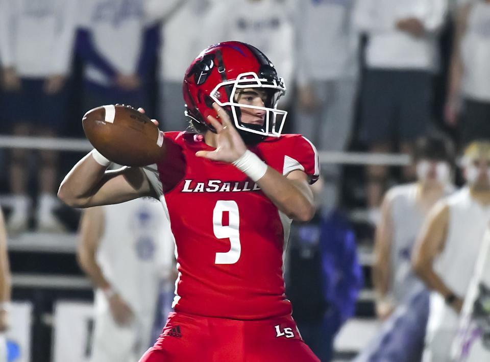 Lancer quarterback Cam Cope will be one of two quarterbacks for the west team at the 2022 East-West Football All-Star Game June 3.