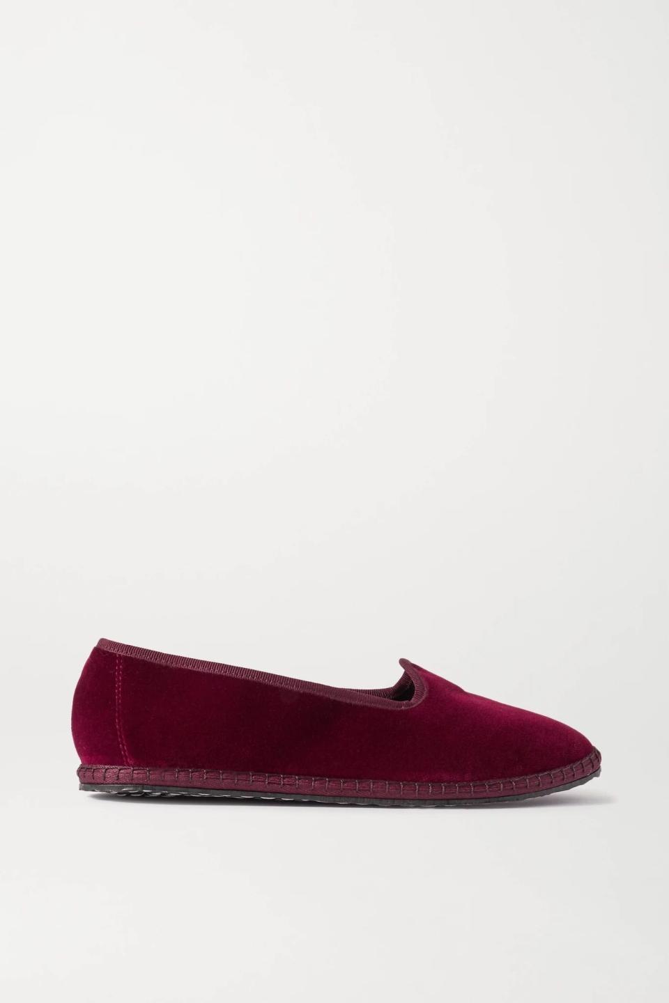 3) Velvet Slippers