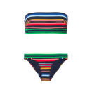 Striped Bandeau Bikini, Stella McCartney, $245