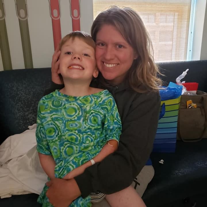 Maribeth Leeson of Indiana almost lost her 5-year-old son Adam to drowning. She is begging parents to not make her mistakes. (Photo: Courtesy of Maribeth Leeson)