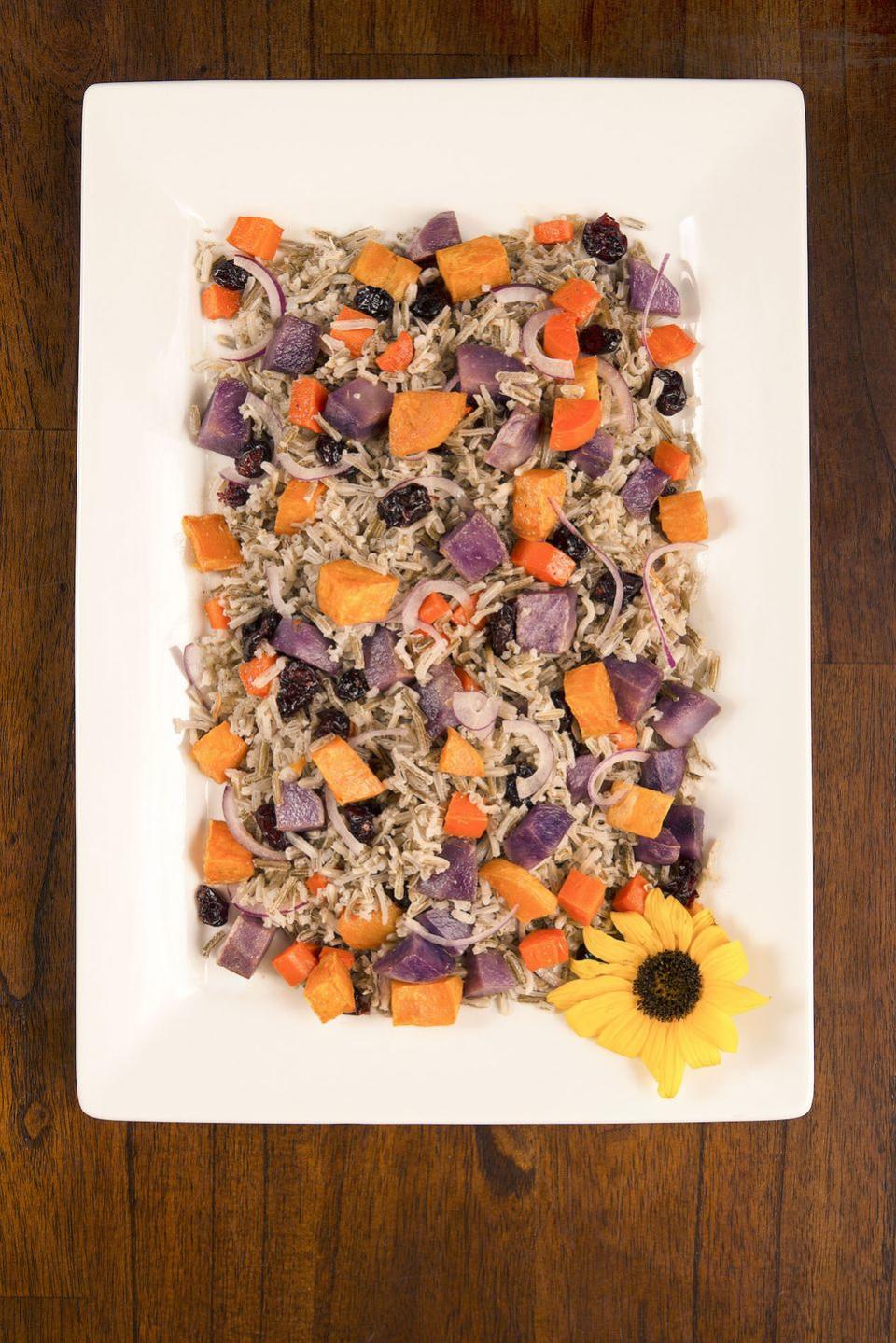 Wild Rice With Root Vegetables