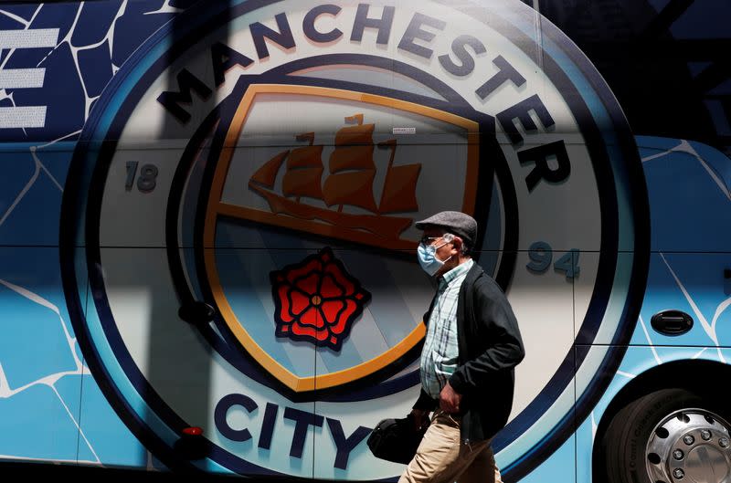 FILE PHOTO: Champions League - Manchester City arrive in Porto ahead of the Champions League Final Manchester City v Chelsea