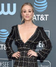 <p>Back in 2016, actress Kaley Cuoco revealed she has zero regrets when it comes to plastic surgery. “Years ago, I had my nose done. And my boobs. Best thing I ever did,” she told <a rel="nofollow noopener" href="https://www.womenshealthmag.com/life/a19922977/kaley-cuoco-december-issue/" target="_blank" data-ylk="slk:Women’s Health;elm:context_link;itc:0;sec:content-canvas" class="link "><em>Women’s Health</em></a>. <em>[Photo: Getty]</em> </p>