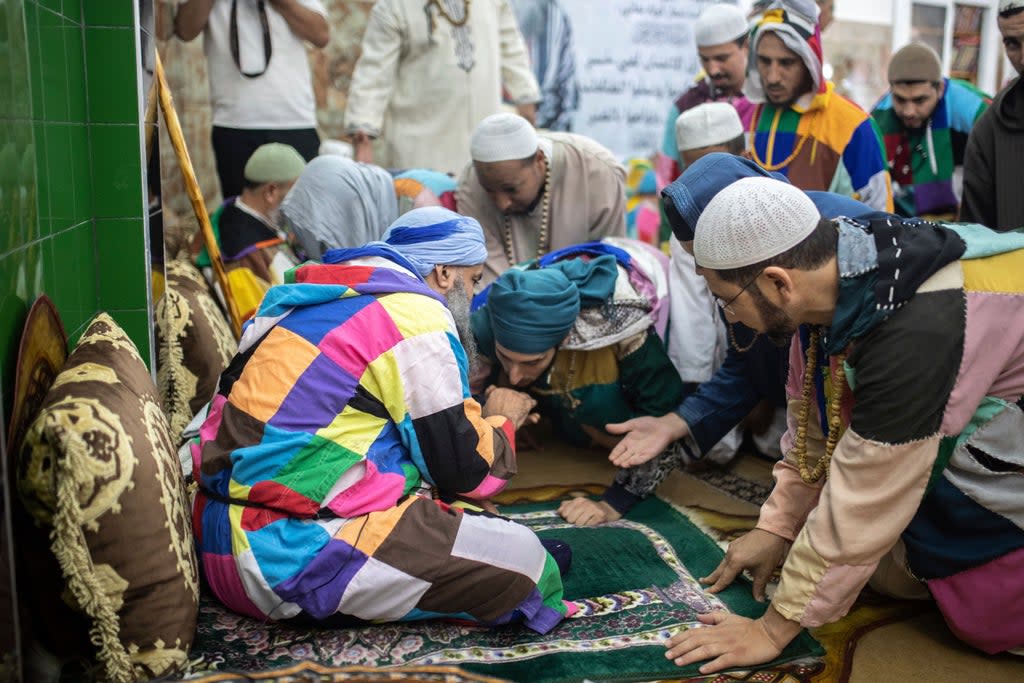 Morocco Sufis (Copyright 2021 The Associated Press. All rights reserved.)