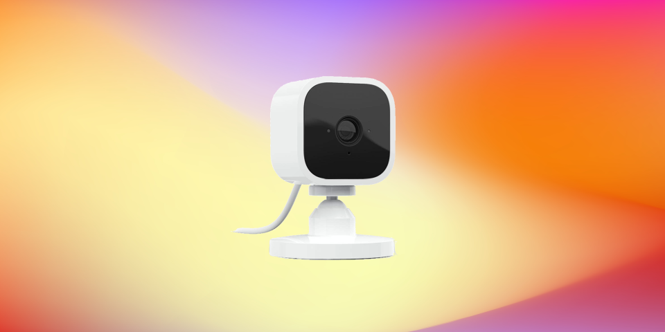 Stay safe—and save big—with the Blink Mini HD smart home camera. (Photo: Amazon)