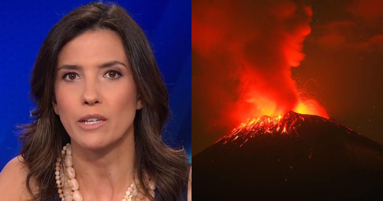 El volcán Popocatépetl es noticia en el mundo, pero nadie puede pronunciar su nombre. Foto: Captura de video Twitter vía @CNN y Getty Images 