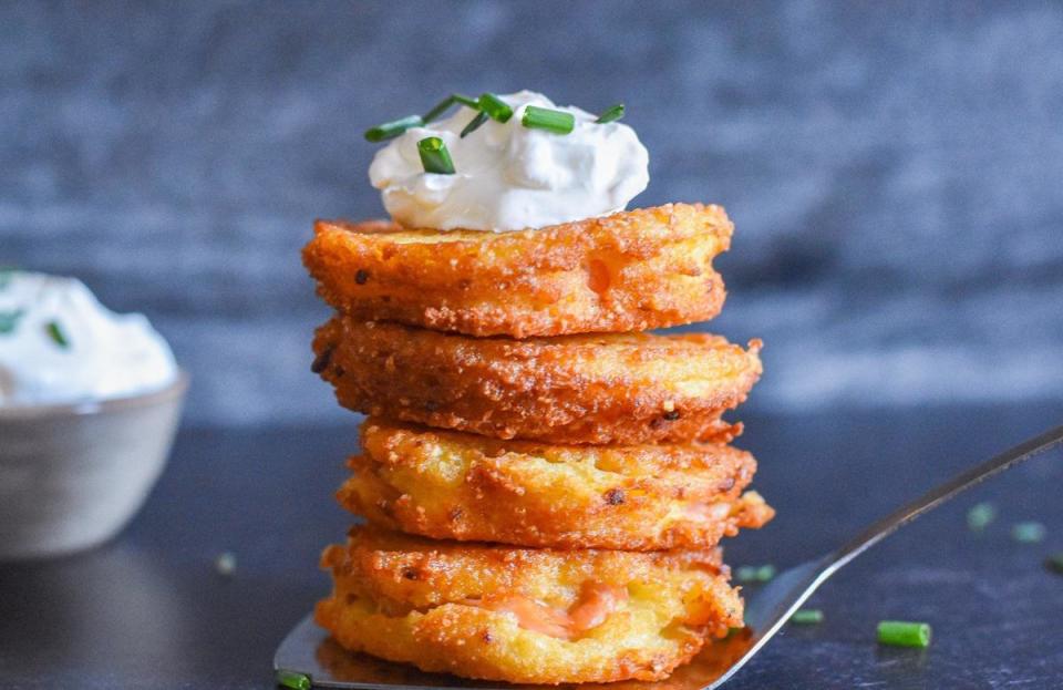 Stuffed Potato Pancakes