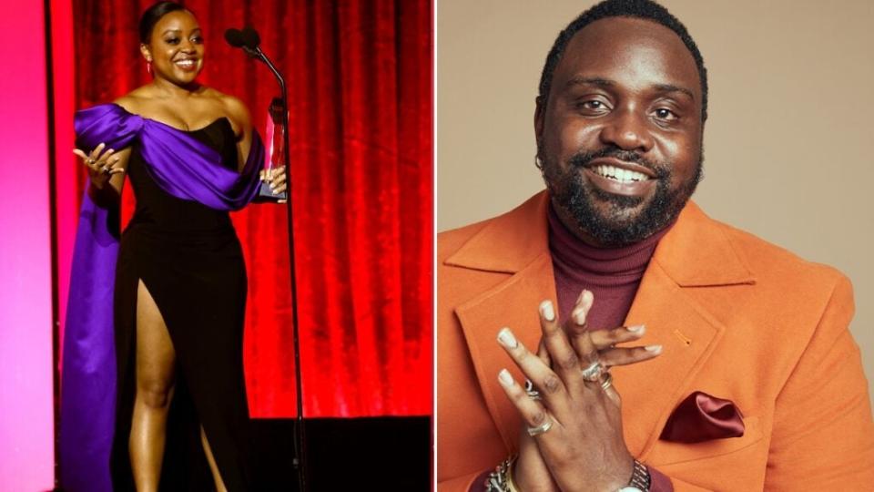 (Left) Quinta Brunson; (Right) Brian Tyree Henry were both honored at the Critics Choice Association’s 5th Annual Celebration of Black Cinema & Television.