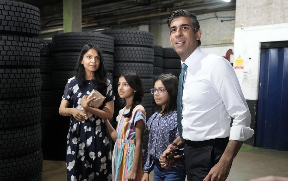 Sunak and family - Christopher Furlong/Getty Images