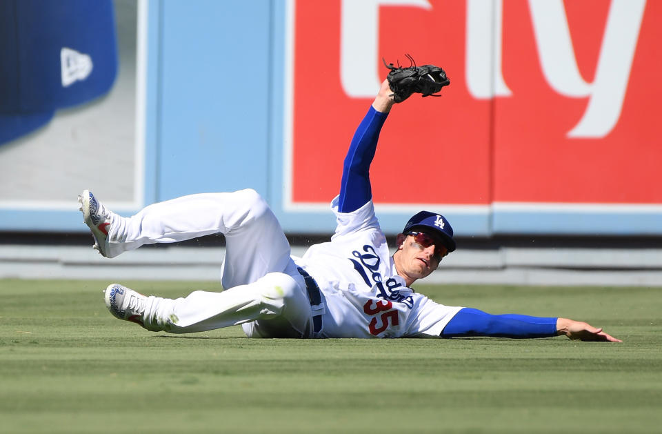 Once a top prospect at first base, Cody Bellinger has seamlessly added center field to his defensive repertoire.