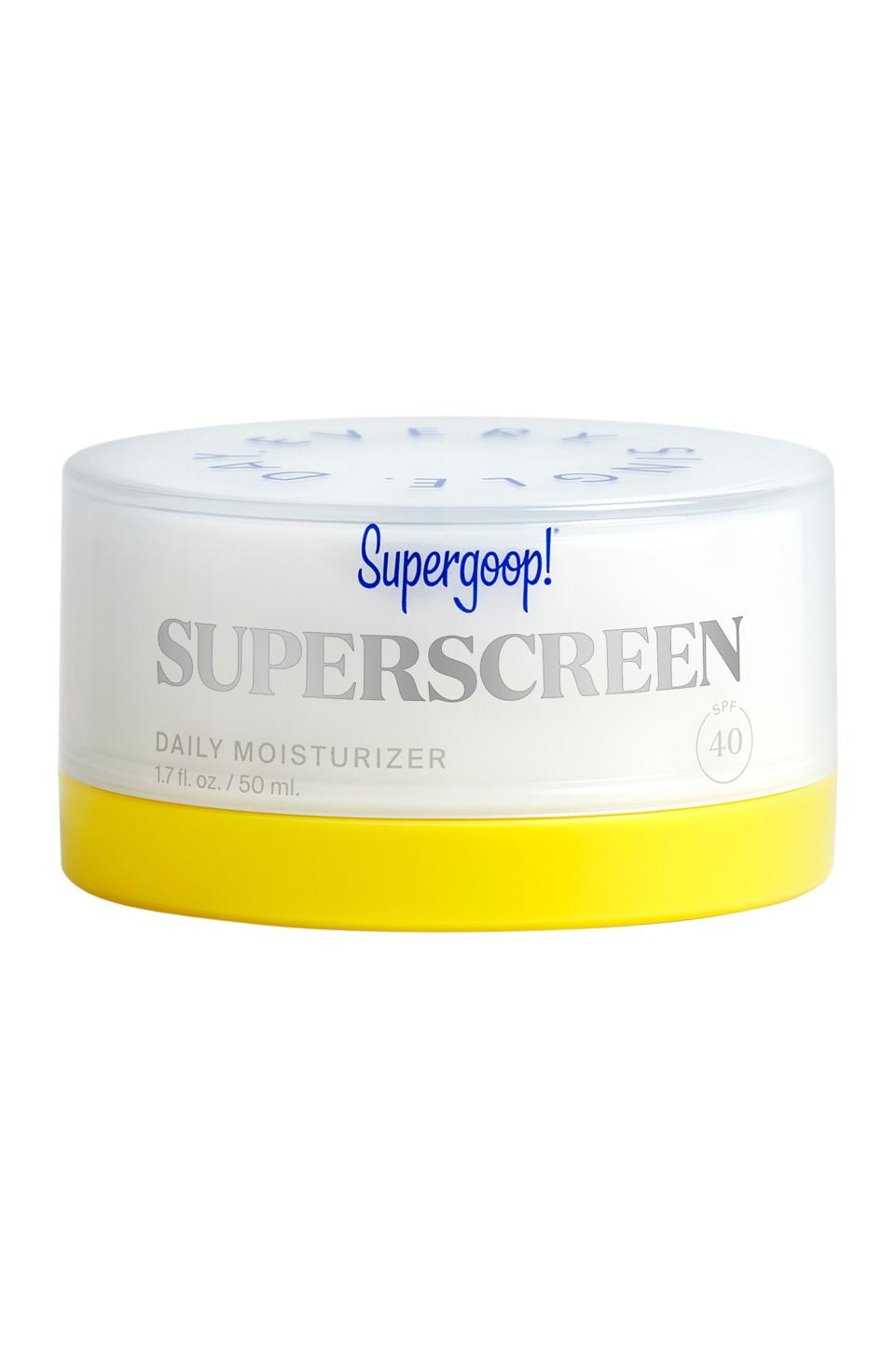 17) Superscreen Daily Moisturizer SPF 40