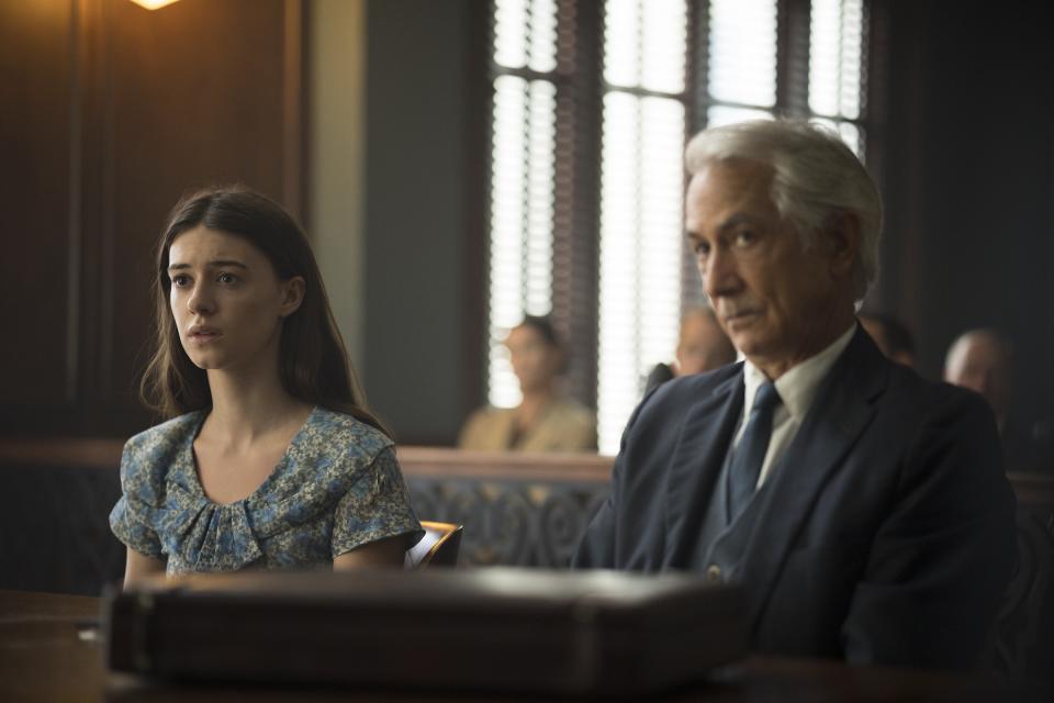 David Strathairn plays a kindly country lawyer in the central murder trial<span class="copyright">Michele K. Short—Sony Pictures Entertainment</span>