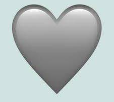 gray heart emoji