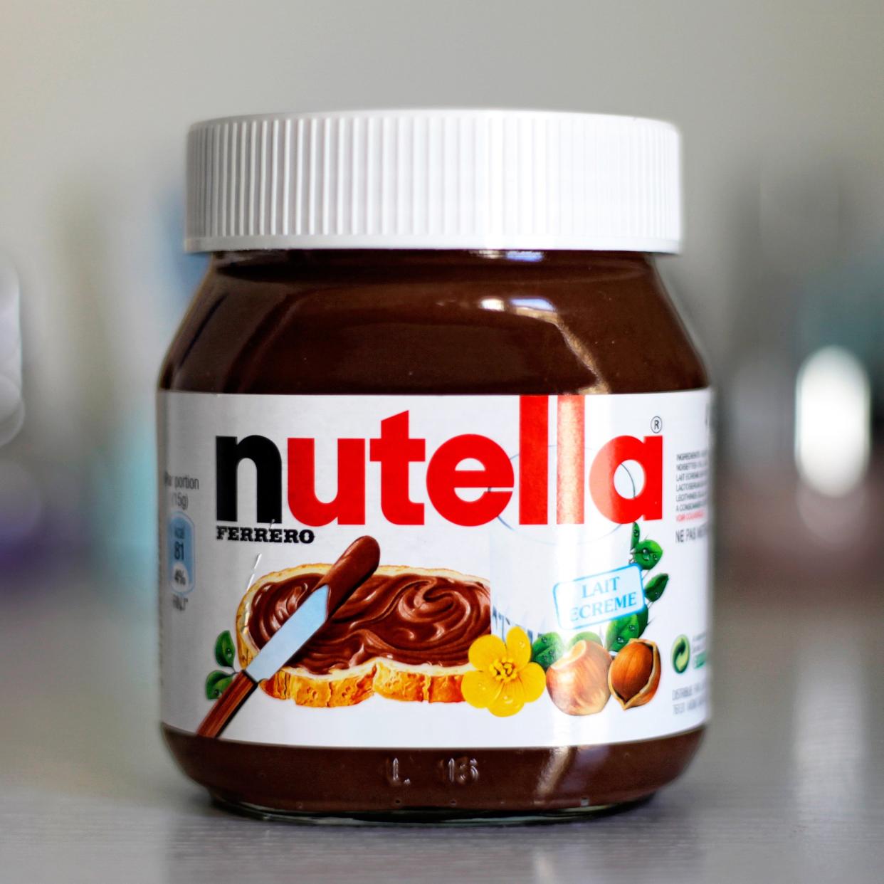 jar of Nutella