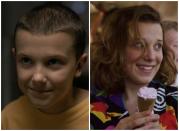 <p>Los niños de ‘Stranger Things’ han pegado el estirón. No hay más que ver las primeras imágenes de la tercera temporada, donde hemos comprobado que han cambiado bastante con respecto al inicio de la serie. La que más, Millie Bobby Brown. Y no solo porque su personaje, Once, lucirá una enorme melena ochentera en los próximos episodios. (Foto: Netflix). </p>