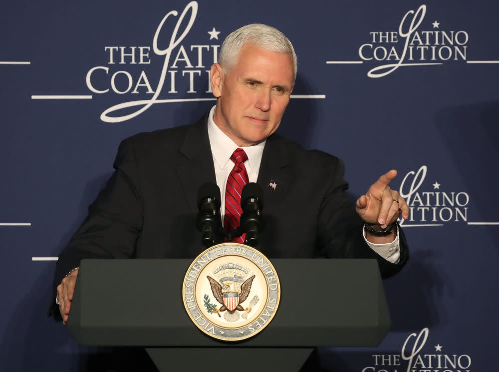 A pastor denounced Trump’s “sh*thole countries” comment while Pence sat in the pews