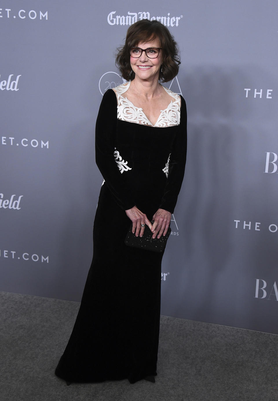 FILE - Sally Field arrives at the 20th annual Costume Designers Guild Awards on Feb. 20, 2018, in Beverly Hills, Calif. Field turns 74 on Nov. 6. (Photo by Jordan Strauss/Invision/AP, File)