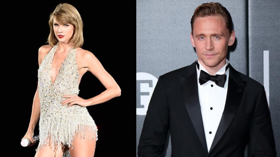 Taylor Swift and Tom Hiddleston. Photo: Getty Images.