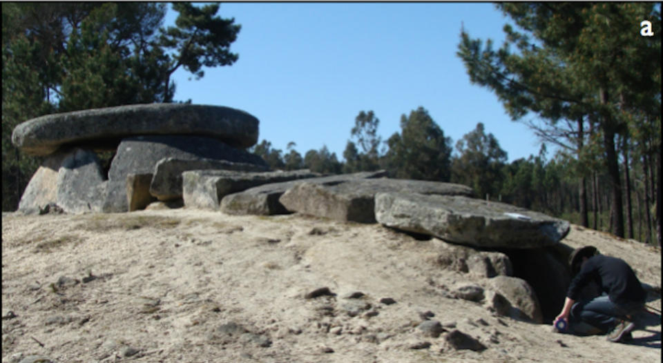 Dolmen da Orca, one of a cluster of stone tombs in Carregal do Sal, Portugal, may have helped people track star movements thousands of years ago.