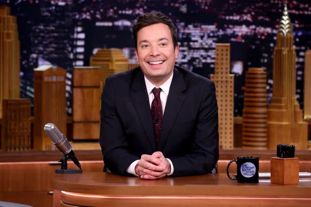 <p>Andrew Lipovsky/NBCU Photo Bank/NBCUniversal via Getty </p> Jimmy Fallon on 'The Tonight Show'