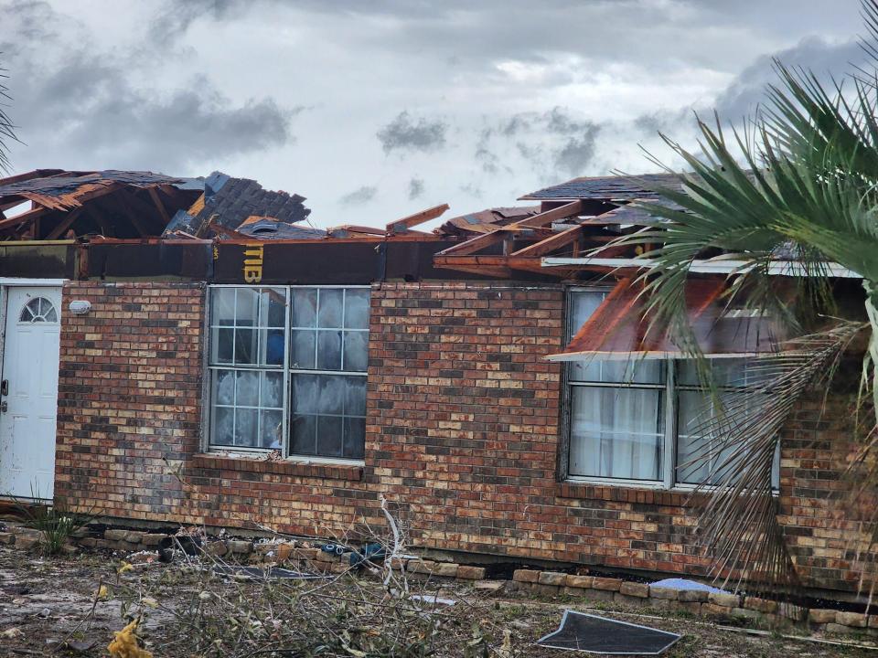 The Bay County Sheriff's Office shared images of storm destruction from the Florida Panhandle.