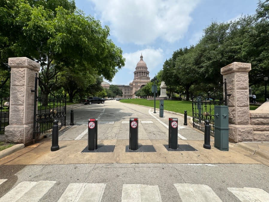 bollards at texas capitol