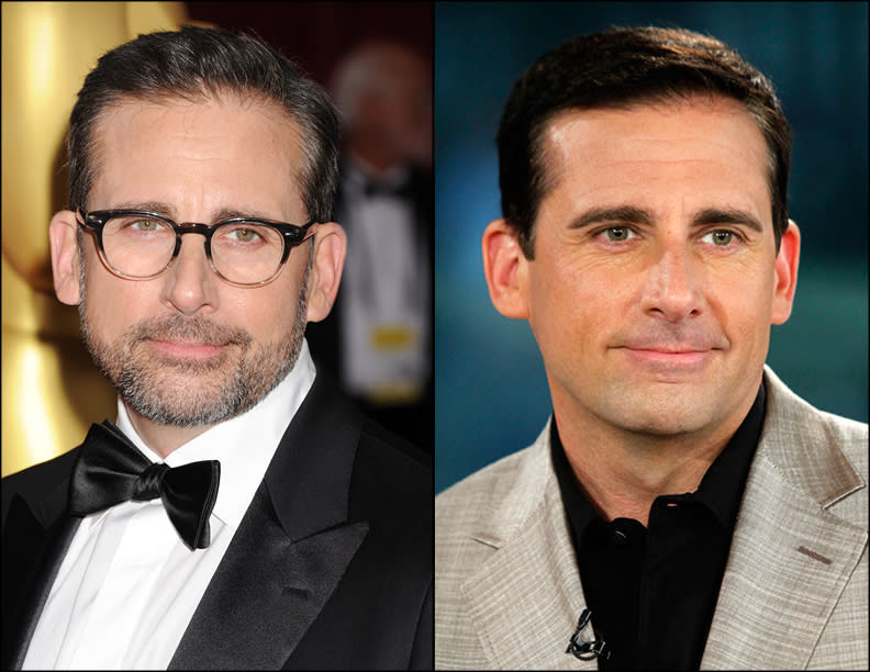 The “Foxcatcher” actor sported a new beard and glasses throughout award season this year—a very cool change he wore well.