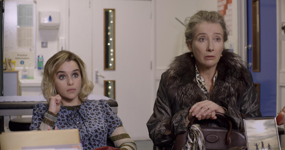 (From left) Kate (Emilia Clarke) and Petra (Emma Thompson) in Last Christmas, directed by Paul Feig.