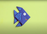 <p>There won't be any fighting at the dinner table when these guys make a splash. After just a minute or two of folding, you'll have the most adorable little fish. Add a touch of fun by using <a href="https://www.amazon.com/Black-White-Polka-Beverage-Napkins/dp/B008SBMW6S?tag=syn-yahoo-20&ascsubtag=%5Bartid%7C10055.g.4552%5Bsrc%7Cyahoo-us" rel="nofollow noopener" target="_blank" data-ylk="slk:polka dot paper napkins" class="link ">polka dot paper napkins</a>.</p><p><em><a href="https://www.youtube.com/watch?v=dlawEZhxIqY" rel="nofollow noopener" target="_blank" data-ylk="slk:Get the tutorial »" class="link ">Get the tutorial »</a></em></p>