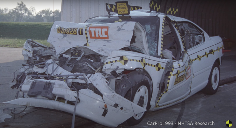 Screenshot: CarPro1993 - Crash Test Archive YouTube