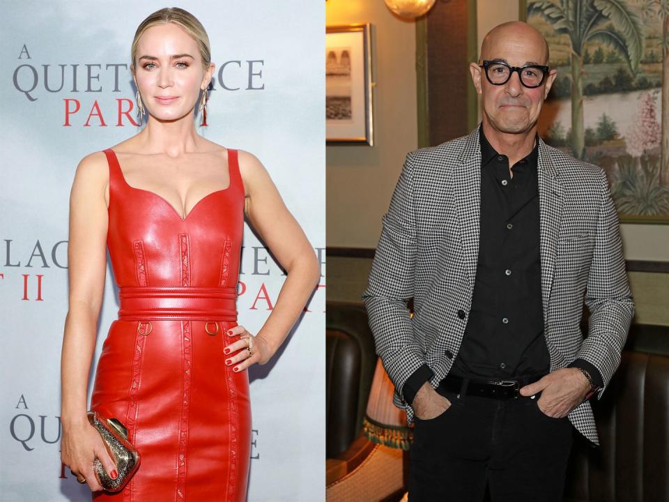 2) Emily Blunt and Stanley Tucci