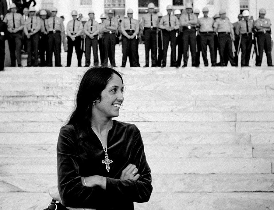 “Joan Baez I Am A Noise,” a raw and intimate portrait of the legendary folk singer and activist that shifts back and forth through time as it follows Joan on her final tour, being held over  at Tallahassee's All Saints Cinema at 2 p.m. Nov. 26, 2023.