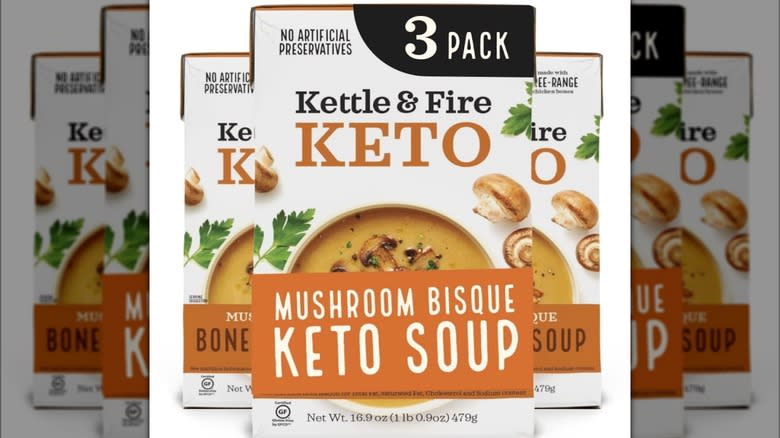 Kettle and Fire mushroom bisque