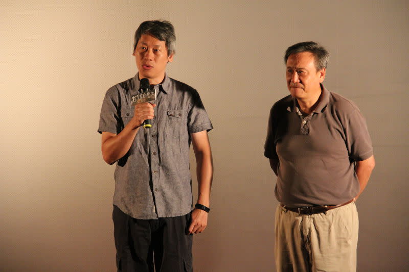 導演許明淳表示，「阿罩霧風雲」期盼提供台灣一步權威的教育參考書，而非權威的教科書，來補充台灣近代史的遺落片段，也讓上課的形式更多元豐富。（陳芷若攝）