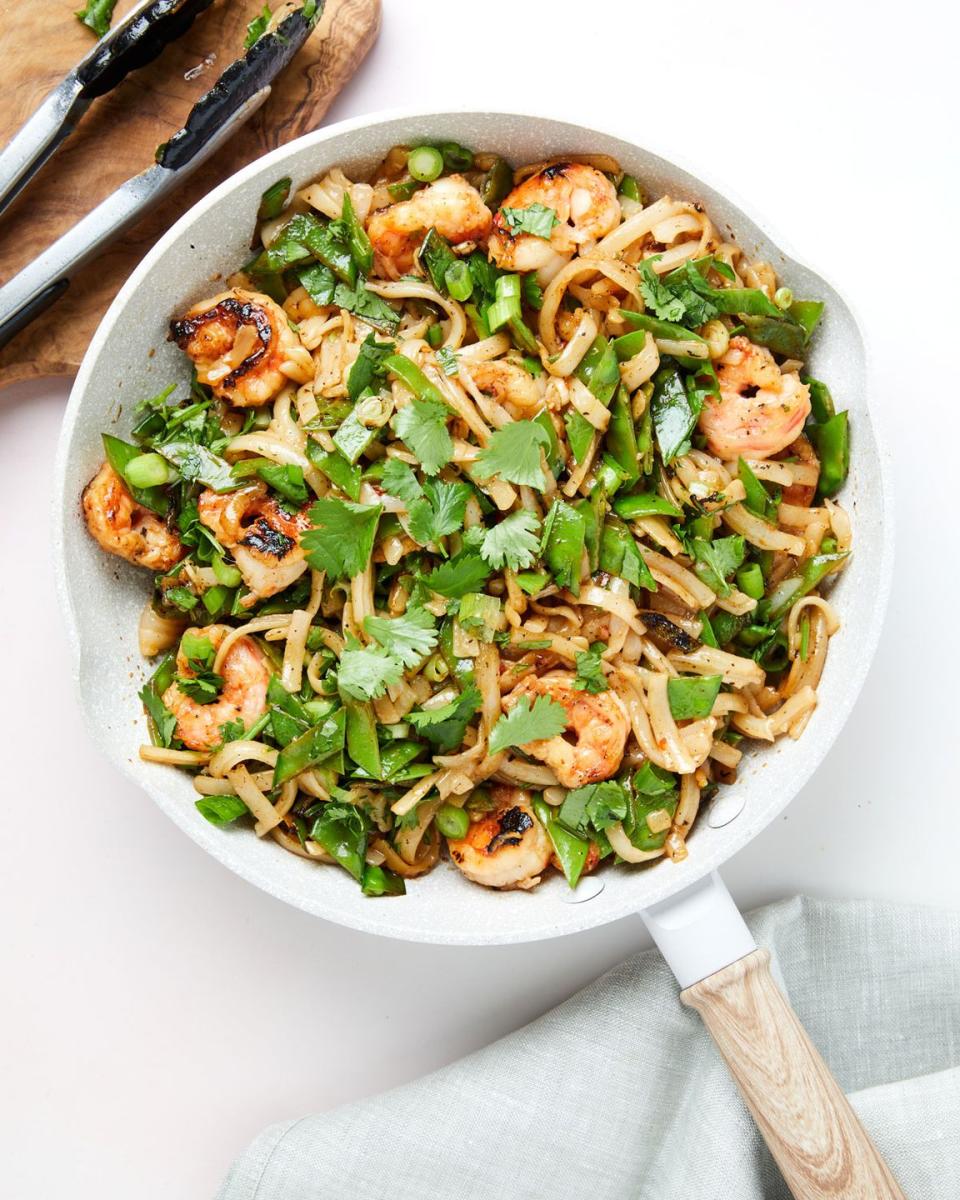 Shrimp & Snow Pea Stir Fry