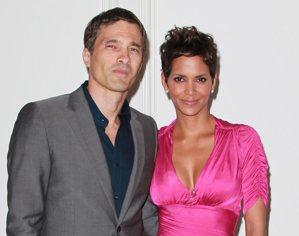 BEVERLY HILLS, CA - FILE: Actors Olivier Martinez (L) and Halle Berry attend the 2011 Jenesse Silver Rose Auction and Gala at the Beverly Hills Hotel on April 17, 2011 in Beverly Hills, California. According to reports January 11, 2012 Halle Berry and Oliver Martinez are engaged. (Photo by David Livingston/Getty Images)