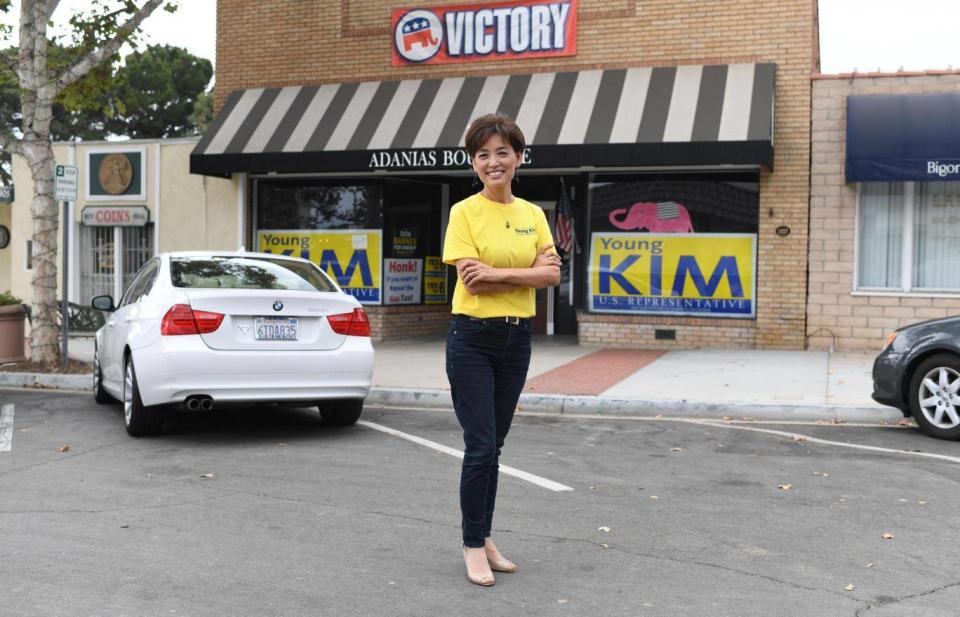 Republican candidate Young Kim would make history if elected (Getty)