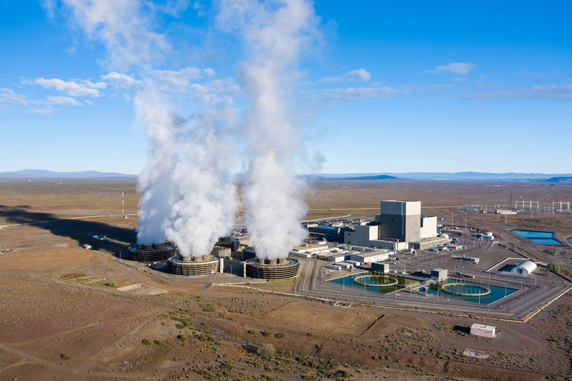 Energy Northwest’s Columbia Generating Station near Richland, Wash., is the Northwest’s only commercial nuclear power plant. The Senate bill passed will help two developers of next-generation nuclear power plants.