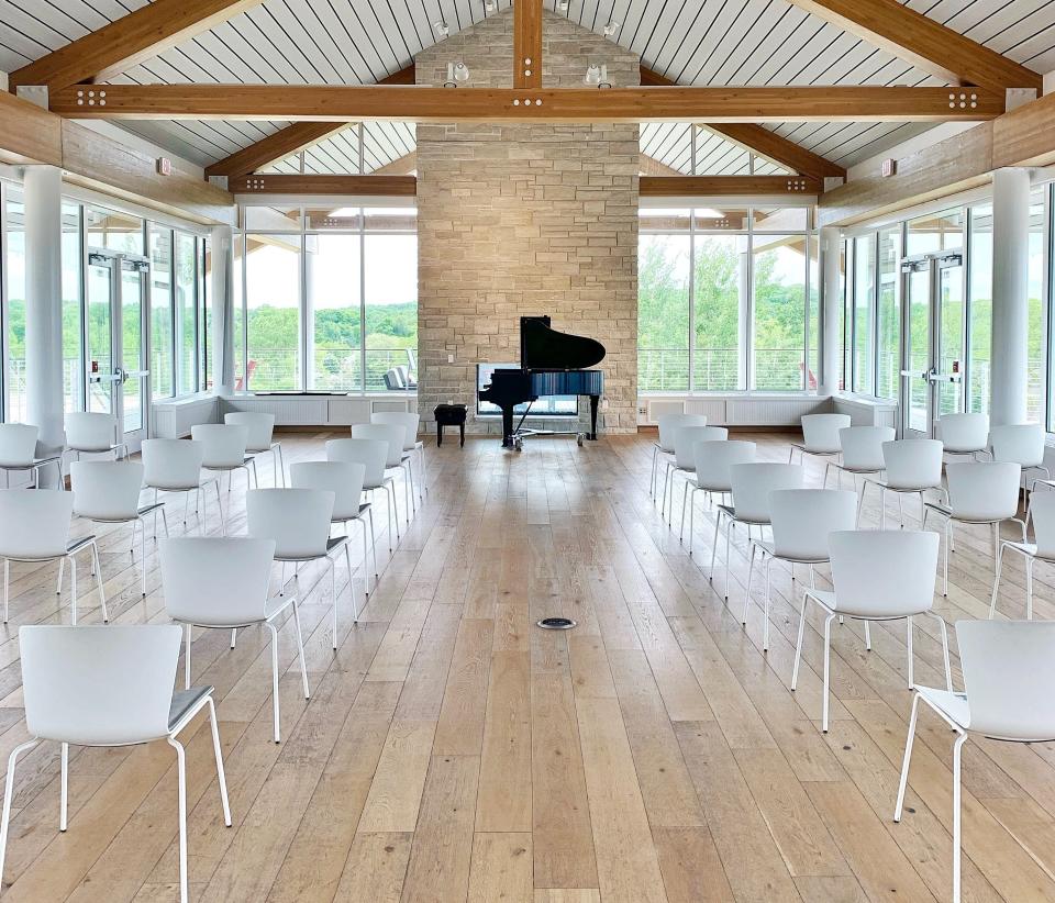 Peninsula Music Festival will perform three February Fest chamber music concerts in this hall in the Kress Pavilion in Egg Harbor.