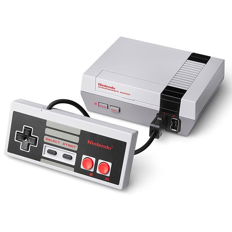 <p><a href="https://go.redirectingat.com?id=74968X1596630&url=https%3A%2F%2Fwww.walmart.com%2Fip%2FNintendo-NES-Classic-Edition-Entertainment-System%2F54043501&sref=https%3A%2F%2Fwww.esquire.com%2Flifestyle%2Fg23901138%2Fbest-gifts-for-brother-ideas%2F" rel="nofollow noopener" target="_blank" data-ylk="slk:Shop Now;elm:context_link;itc:0;sec:content-canvas" class="link ">Shop Now</a></p><p>NES Classic Edition</p><p>walmart.com</p><p>$220.00</p>