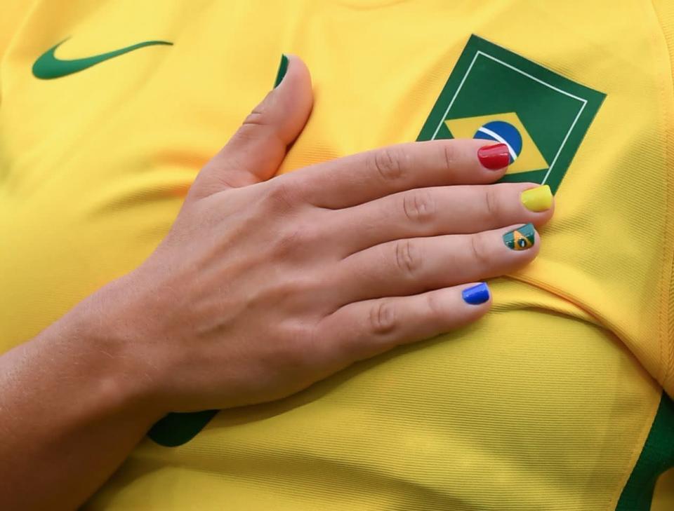 L'art olympique brésilien des ongles