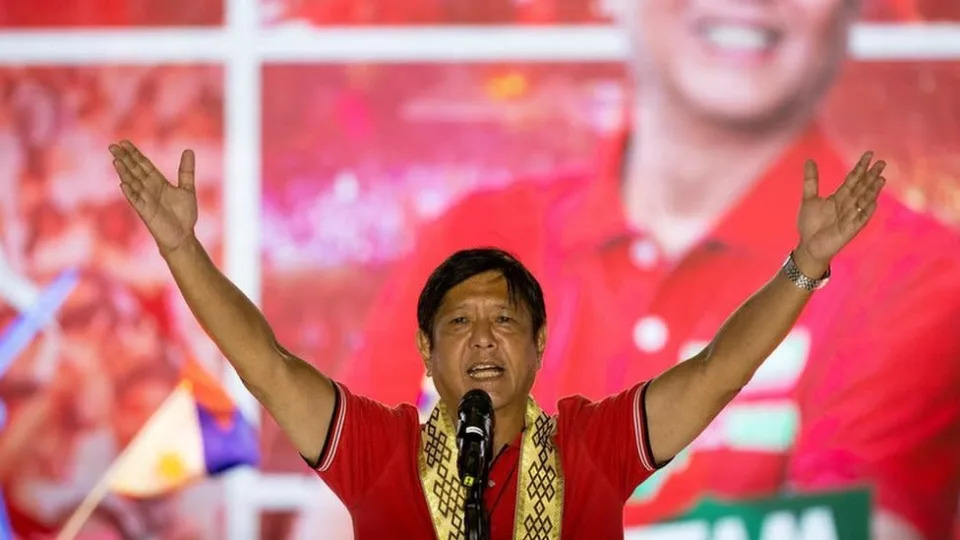 Ferdinand Marcos Jr., son of late dictator Ferdinand Marcos, campaigns for presidency