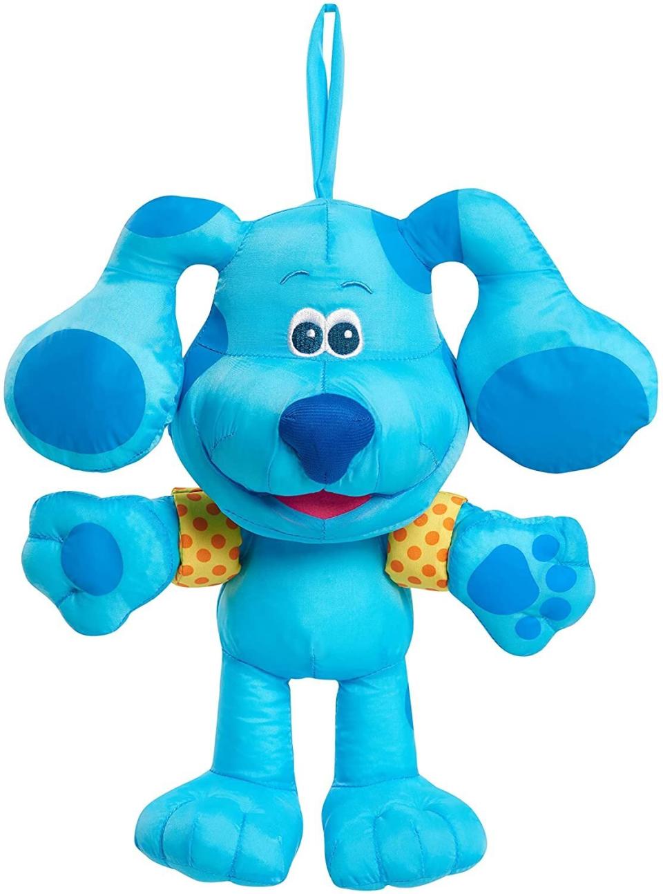 To get through bath time, you might just snag <a href="https://amzn.to/33M2lpk" target="_blank" rel="noopener noreferrer">this plush</a> for little ones. The "Blue's Clues" toy can be played with inside or outside of the tub, depending on what your kiddo wants. <a href="https://amzn.to/33M2lpk" target="_blank" rel="noopener noreferrer">Find it for $13 at Amazon</a>.